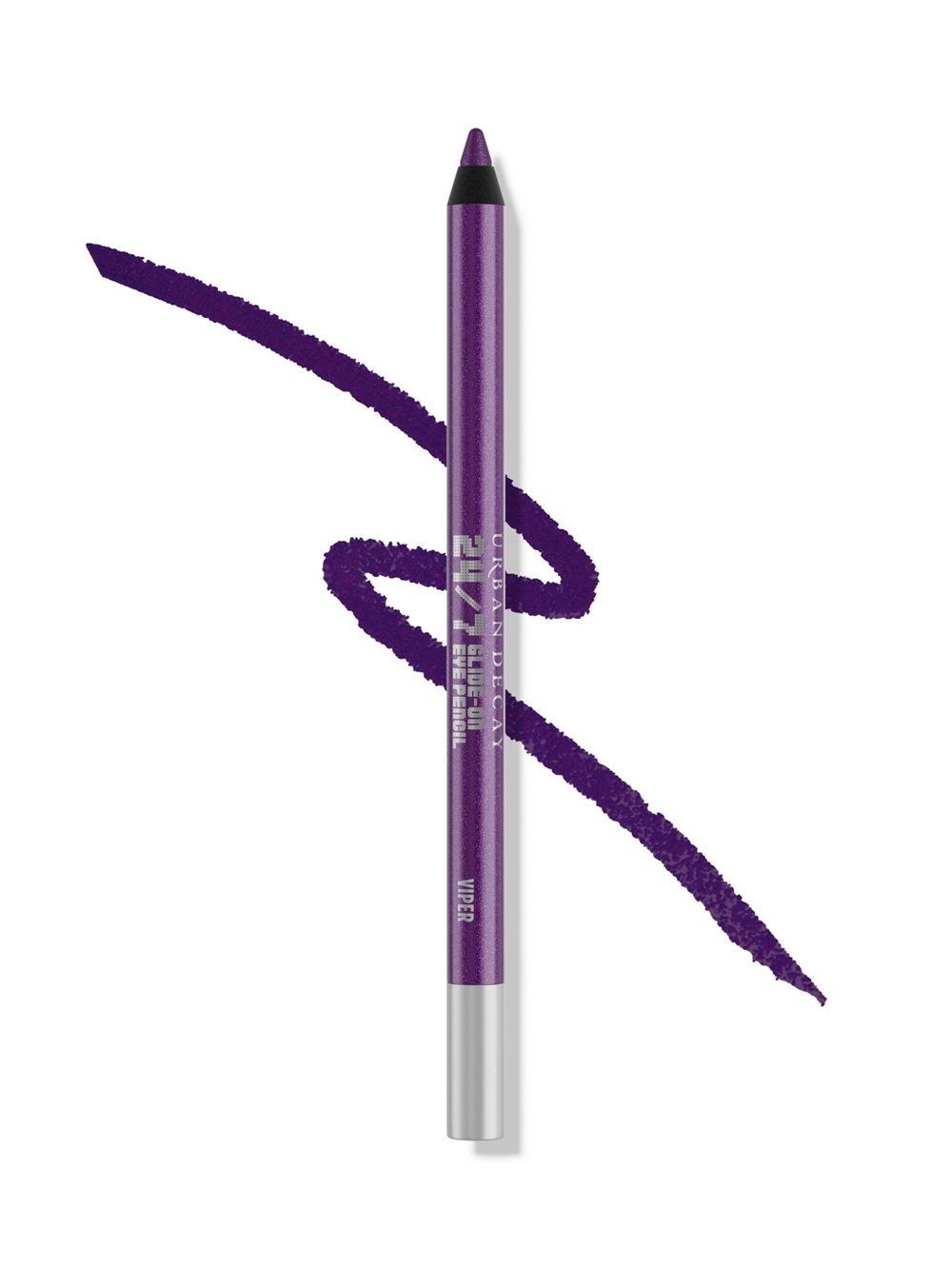 Urban Decay 24/7 Glide-On Waterproof Eyeliner Pencil VIPER Metallic PURPLE NIB